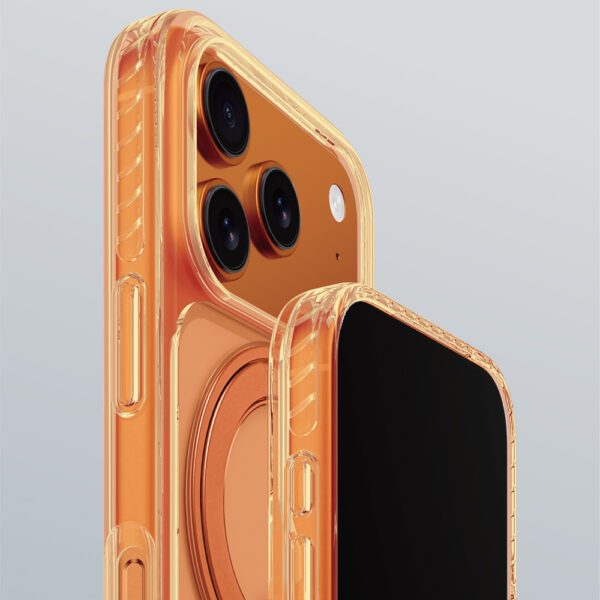 AmazingThing Titan Pro Spin Drop Proof Case 3 Lens iPhone 17 Pro Titan Orangeeng