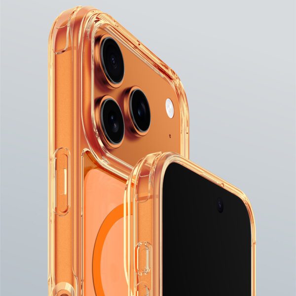 AmazingThing Minimal Mag Drop Proof Case 3 Lens iPhone 17 Pro Max Titan Orangeeng
