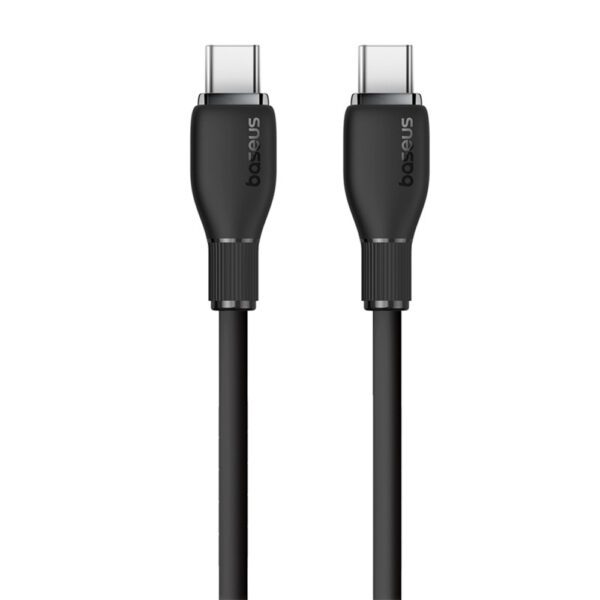 Kabel Baseus Pudding Series USB-C - USB-C 100W 1,2m - czarnypol