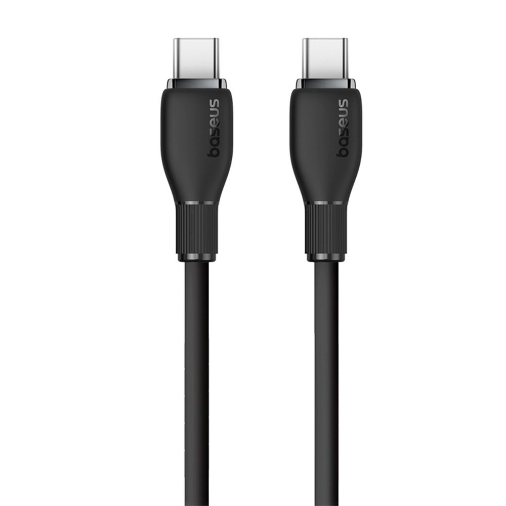 Kabel Baseus Pudding Series USB-C - USB-C 100W 1,2m - czarnypol