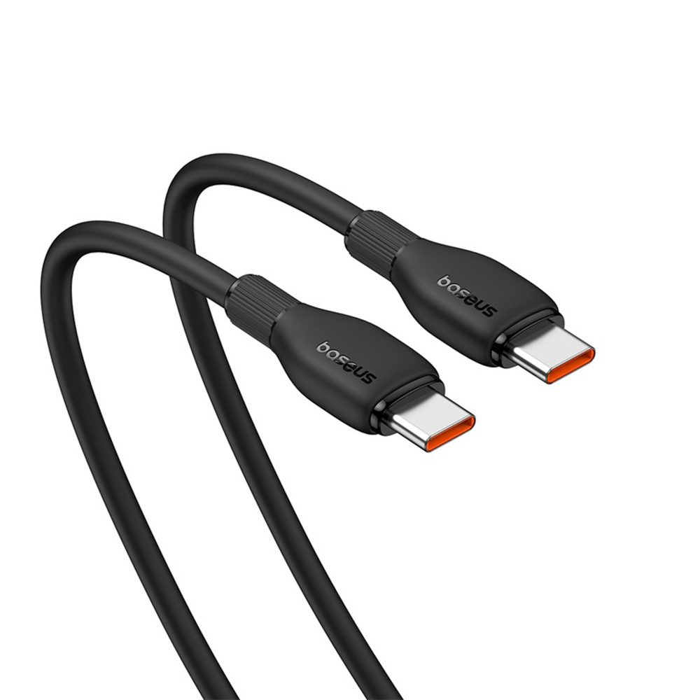 Kabel Baseus Pudding Series USB-C - USB-C 100W 1,2m - czarnypol