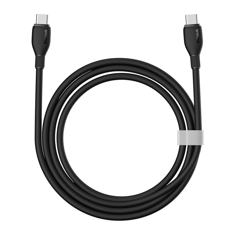 Kabel Baseus Pudding Series USB-C - USB-C 100W 1,2m - czarnypol