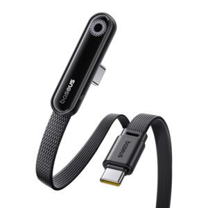 Kabel Baseus MVP 3 USB-C - USB-C 100W kątowy 1m - czarnypol