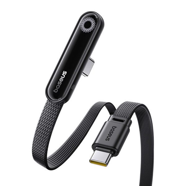 Kabel Baseus MVP 3 USB-C - USB-C 100W kątowy 1m - czarnypol