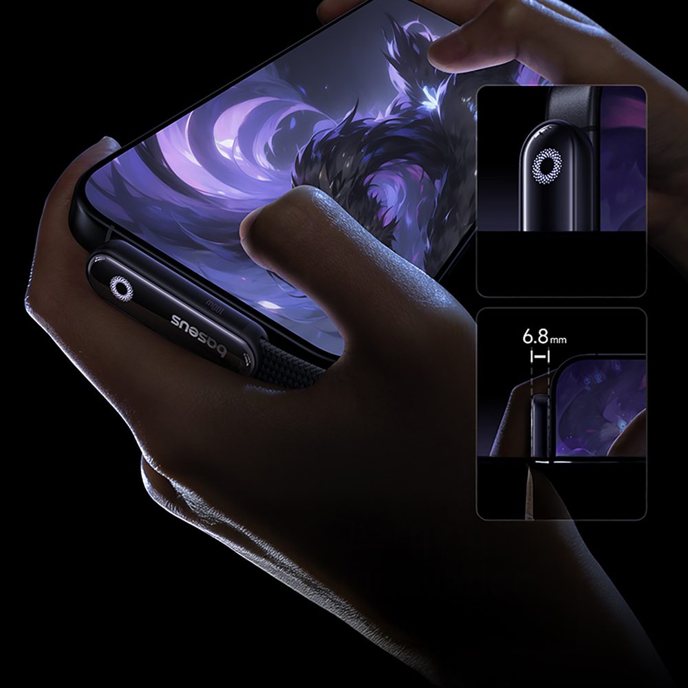 Kabel Baseus MVP 3 USB-C - USB-C 100W kątowy 1m - czarnypol