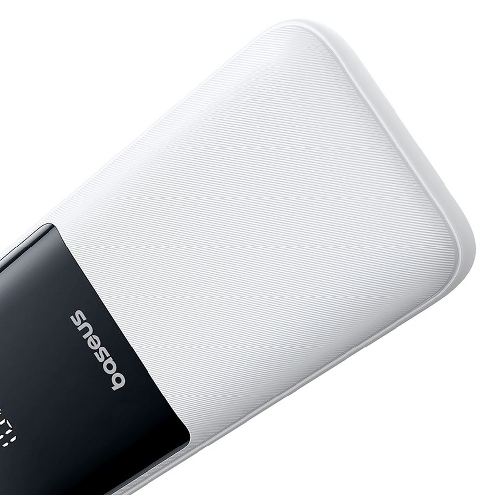 201610_3 Powerbank Baseus Lipow 20000mAh 22,5W z dwoma wbudowanymi kablami z dodatkowym kablem Baseus Simple USB-A - USB-C 3A 20cm - białypol