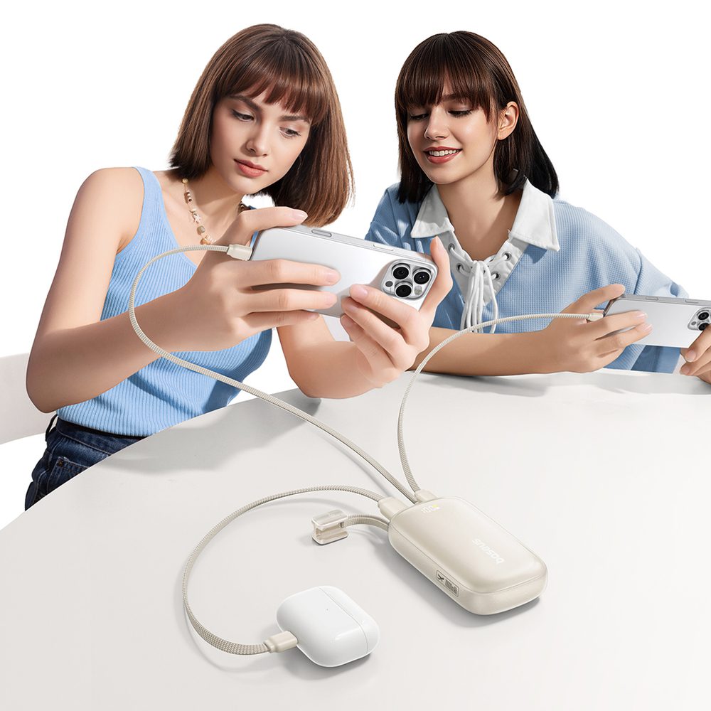 201612_6 Powerbank Baseus EnerFill FC21 Qpow 3 Ultra 10000mAh 22,5W z dołączonym kablem-smyczą - beżowypol