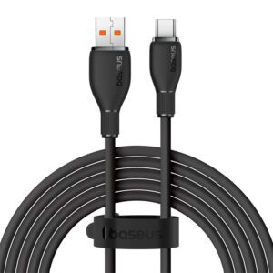 Kabel Baseus Pudding Series 100W USB-A - USB-C 2m - czarnypol