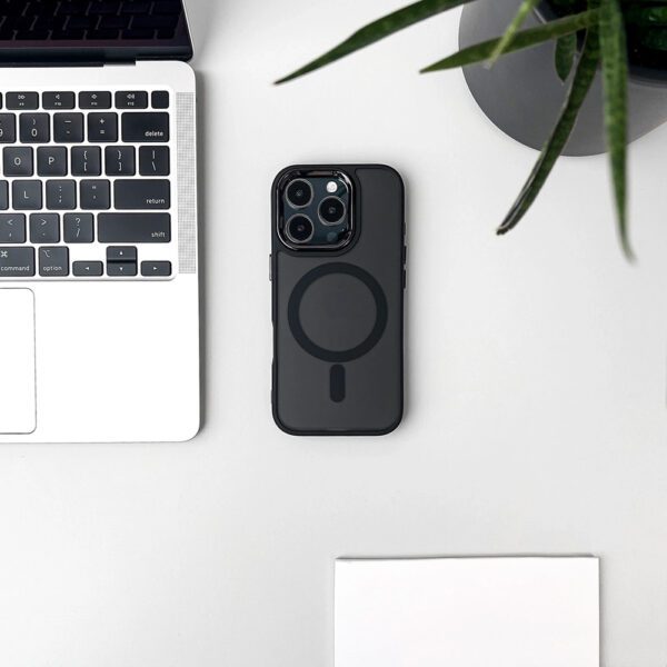 Glitter Case MagSafe Black Samsung Galaxy S26pol