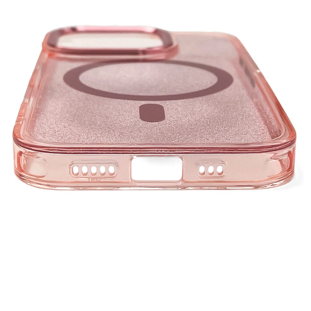 Glitter Case MagSafe Pink Samsung Galaxy S26pol