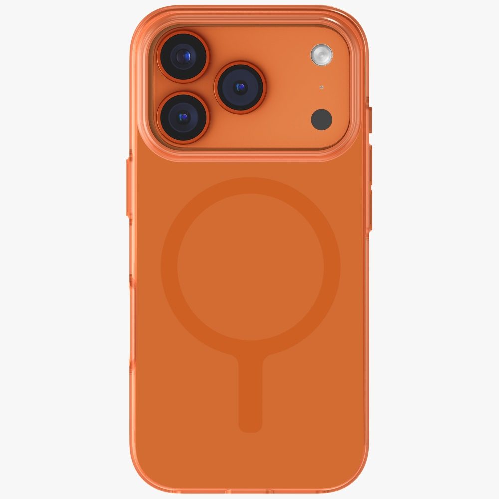 Uniq Clario Magclick Charging Case for iPhone 17 Pro - Orangeeng