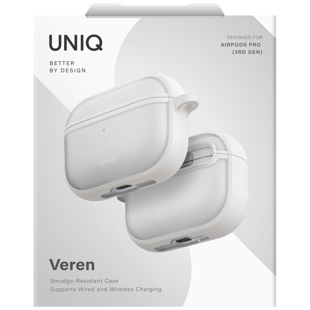 Uniq Veren Case for AirPods Pro 3 - Whiteeng