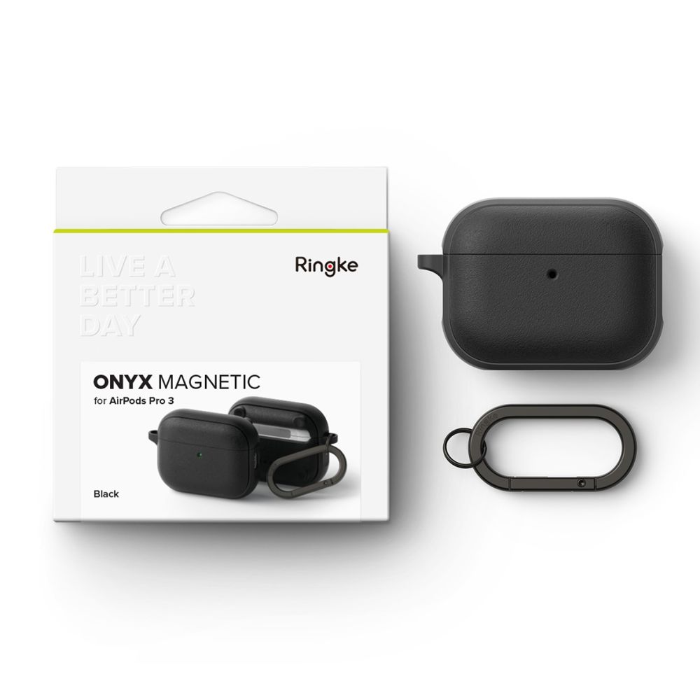 Ringke Onyx Magnetic MagSafe Case for AirPods Pro 3 - Blackeng