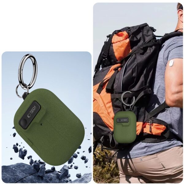 Tech-Protect Slim Hook Case for AirPods Pro 3 - Greeneng