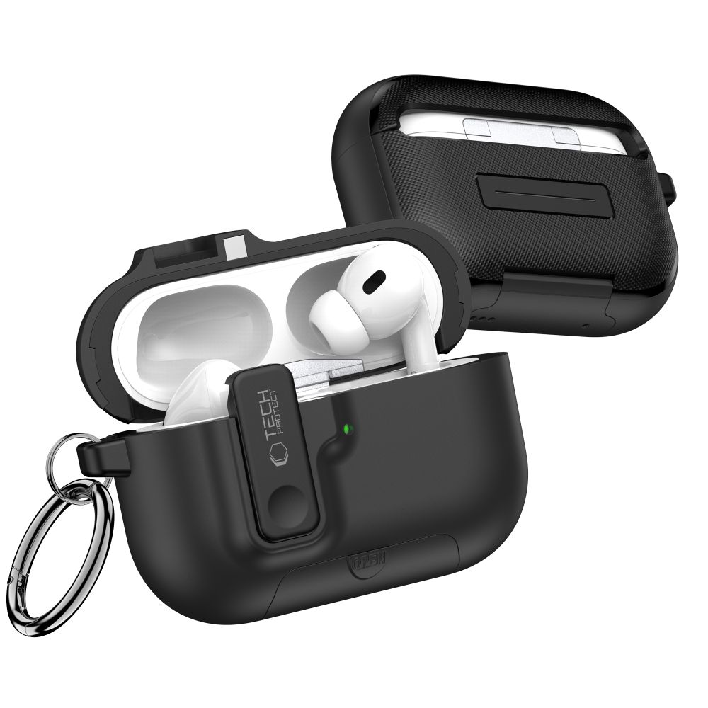 Tech-Protect Slim Hook Case for AirPods Pro 3 - Blackeng