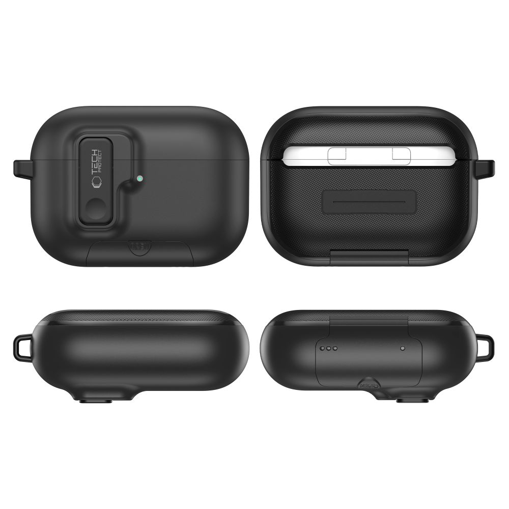 Tech-Protect Slim Hook Case for AirPods Pro 3 - Blackeng