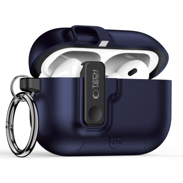 Tech-Protect Slim Hook Case for AirPods Pro 3 - Navy Blueeng
