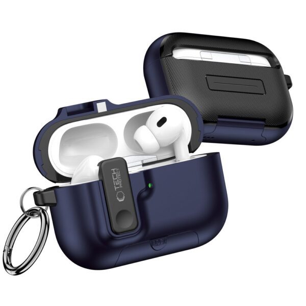 Tech-Protect Slim Hook Case for AirPods Pro 3 - Navy Blueeng