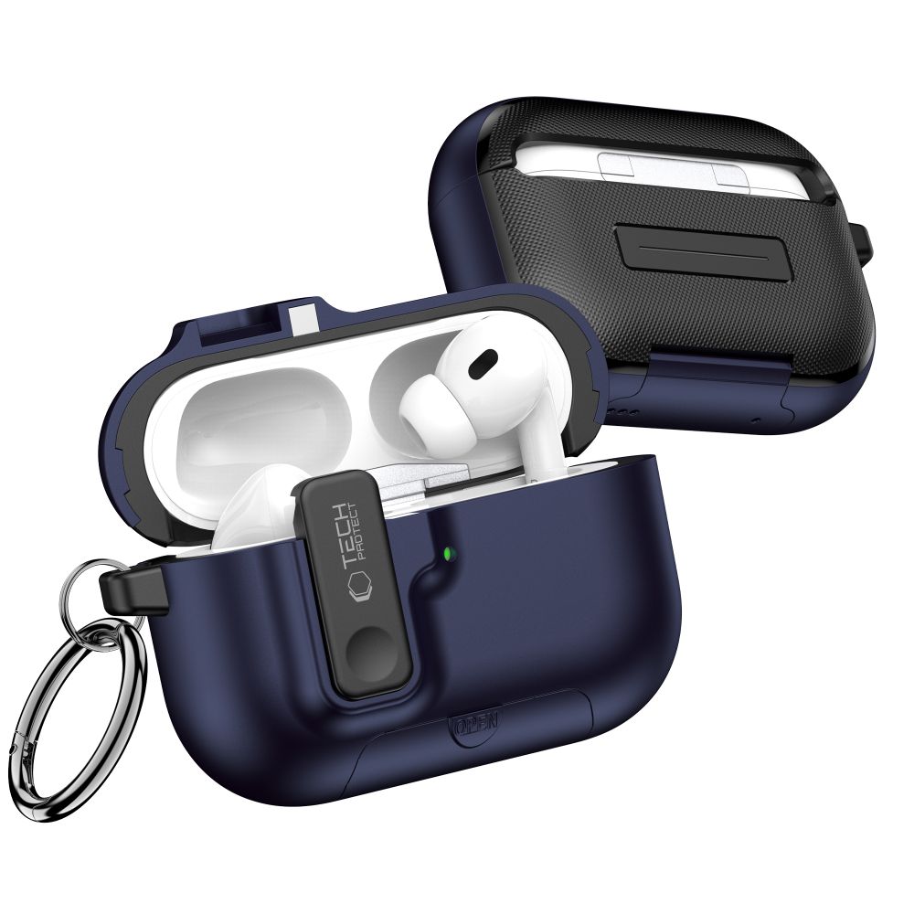 Tech-Protect Slim Hook Case for AirPods Pro 3 - Navy Blueeng
