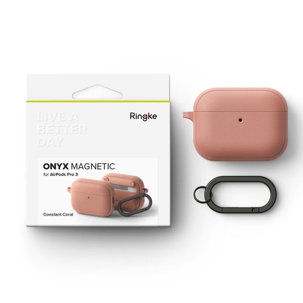 Ringke Onyx Magnetic MagSafe Case for AirPods Pro 3 - Pinkeng