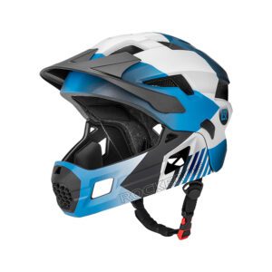 203545_1 Rockbros TS-61 10110061002 Children's Bike Helmet with Detachable Chin Size M (54-57) - Blueeng