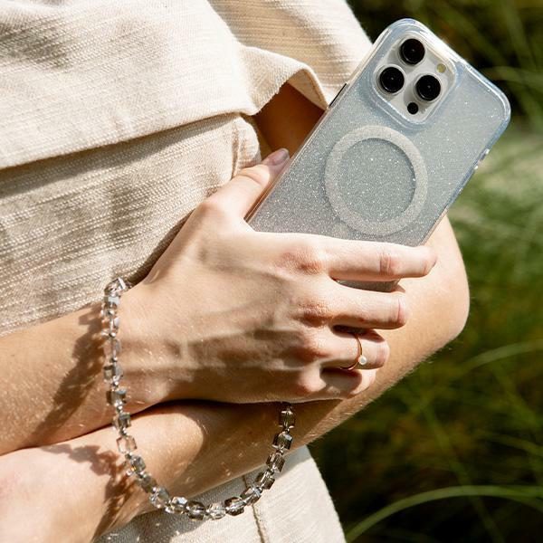 Uniq Coehl Candy Gem Handstrap Universal Phone Strap - Silvereng