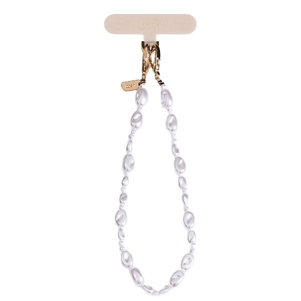 203703_1 Uniq Coehl Perla Handstrap Universal Phone Strap - Whiteeng