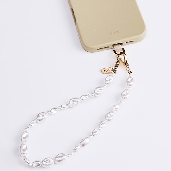 203703_3 Uniq Coehl Perla Handstrap Universal Phone Strap - Whiteeng