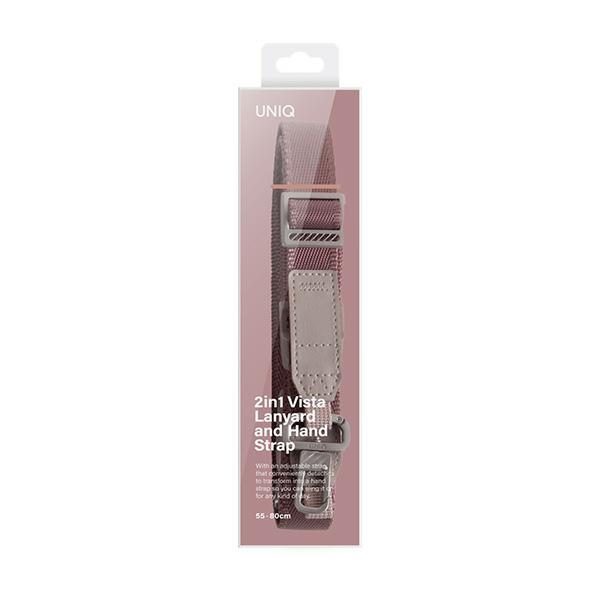 Uniq Vista universal 2-in-1 phone lanyard - pinkeng
