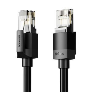 203810_1 Ugreen Cat6A UTP Ethernet Cable 1m - Blackeng