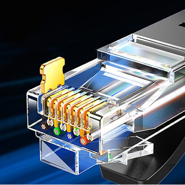 203826_9 Ugreen Cat6A UTP Ethernet Cable 5m - Blackeng