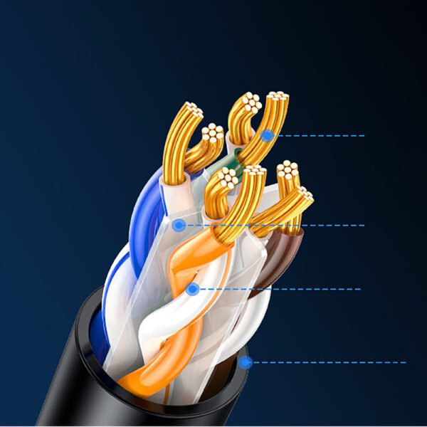 203842_3 Ugreen Cat6A UTP Ethernet Cable 8m - Blackeng