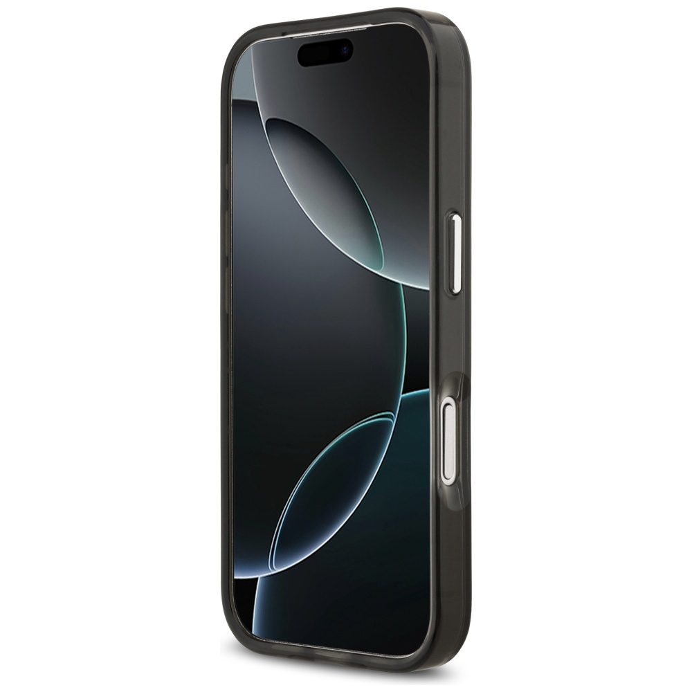 203962_5 Karl Lagerfeld IML Aquarelle Choupette & Logo MagSafe Case for iPhone 17 Pro - Blackeng