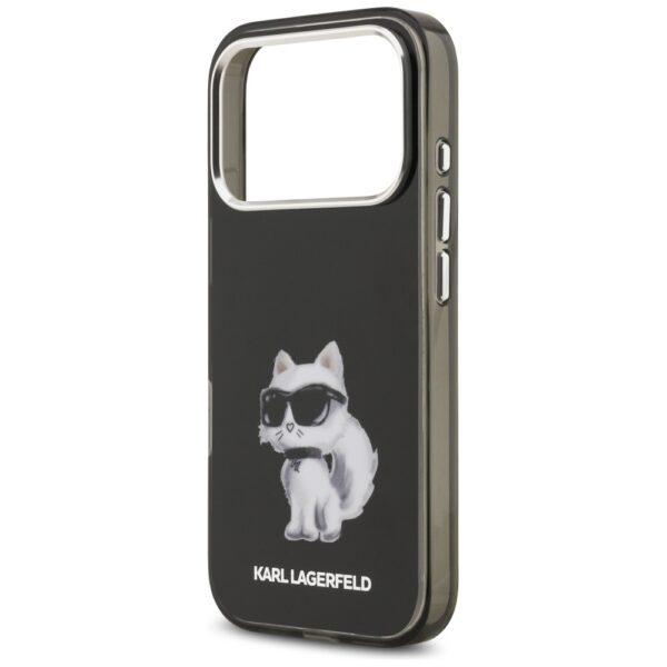 203962_6 Karl Lagerfeld IML Aquarelle Choupette & Logo MagSafe Case for iPhone 17 Pro - Blackeng