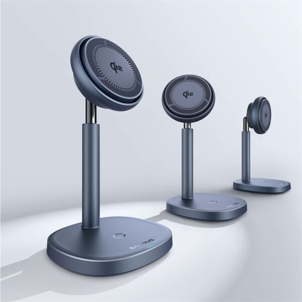 Baseus Orbit 2 Pro MagSafe Qi2 20W 2 in 1 Inductive Charger with Cooling - Grayeng