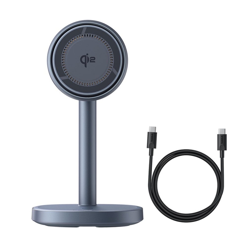 Baseus Orbit 2 Pro MagSafe Qi2 20W 2 in 1 Inductive Charger with Cooling - Grayeng