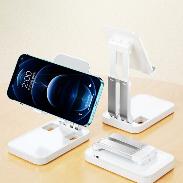 Folding phone stand for tablet (K15) - whiteeng
