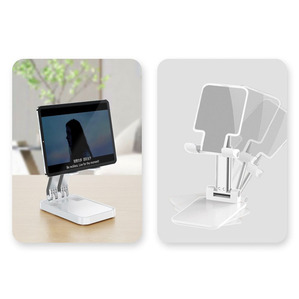 Folding phone stand for tablet (K15) - whiteeng