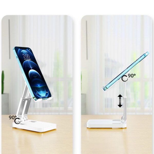 Folding phone stand for tablet (K15) - whiteeng