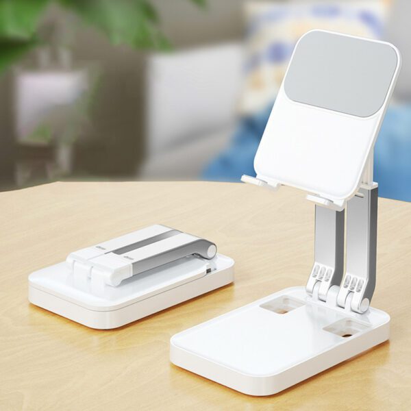 Folding phone stand for tablet (K15) - whiteeng