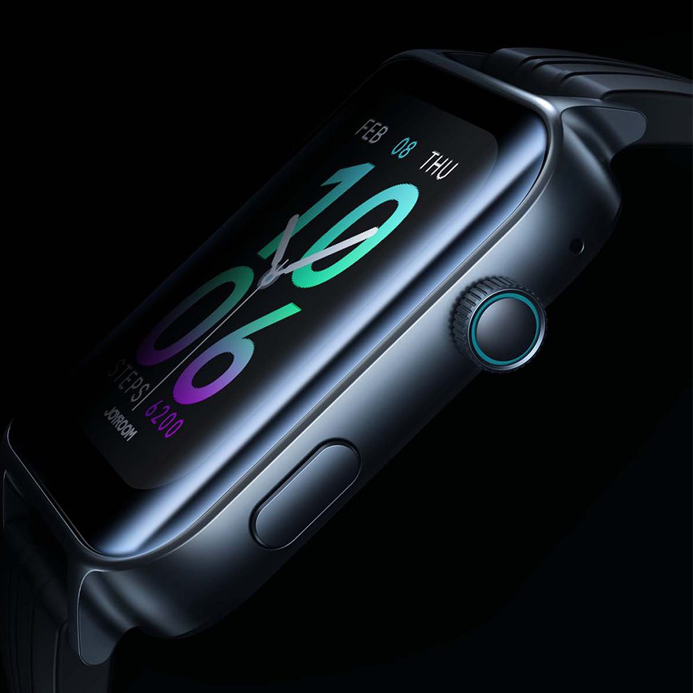 204314_4 Joyroom Fit-Life JR-FT6 smartwatch with call answering function / IP68 protection - blackeng