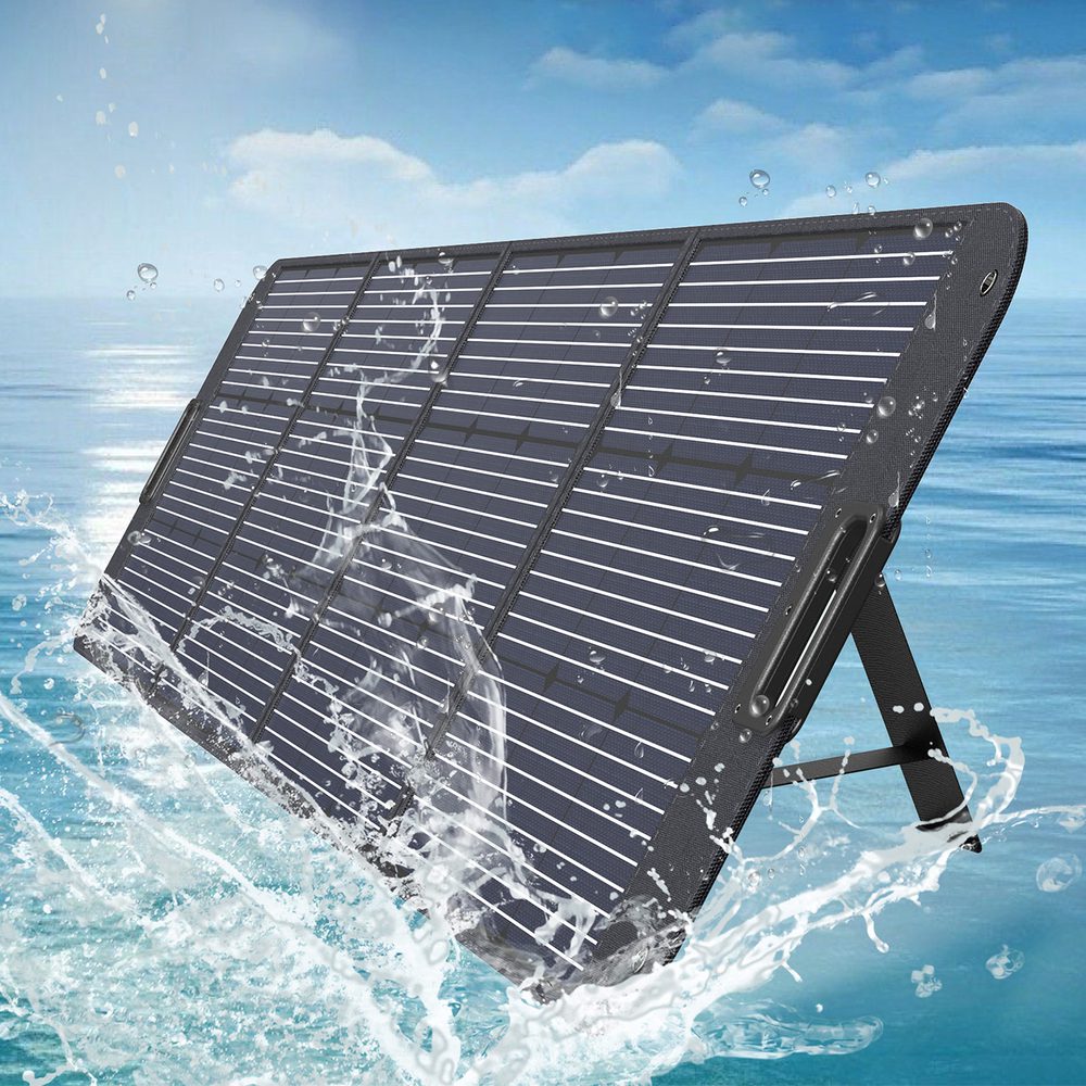 Choetech SC011 solar charger 200W portable solar panel - blackeng