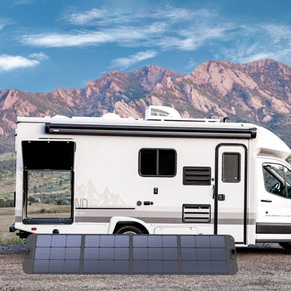 Choetech SC011 solar charger 200W portable solar panel - blackeng