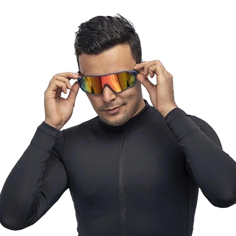 204325_4 Rockbros 10134PL Polarized Cycling Glasses - Blue and Pinkeng