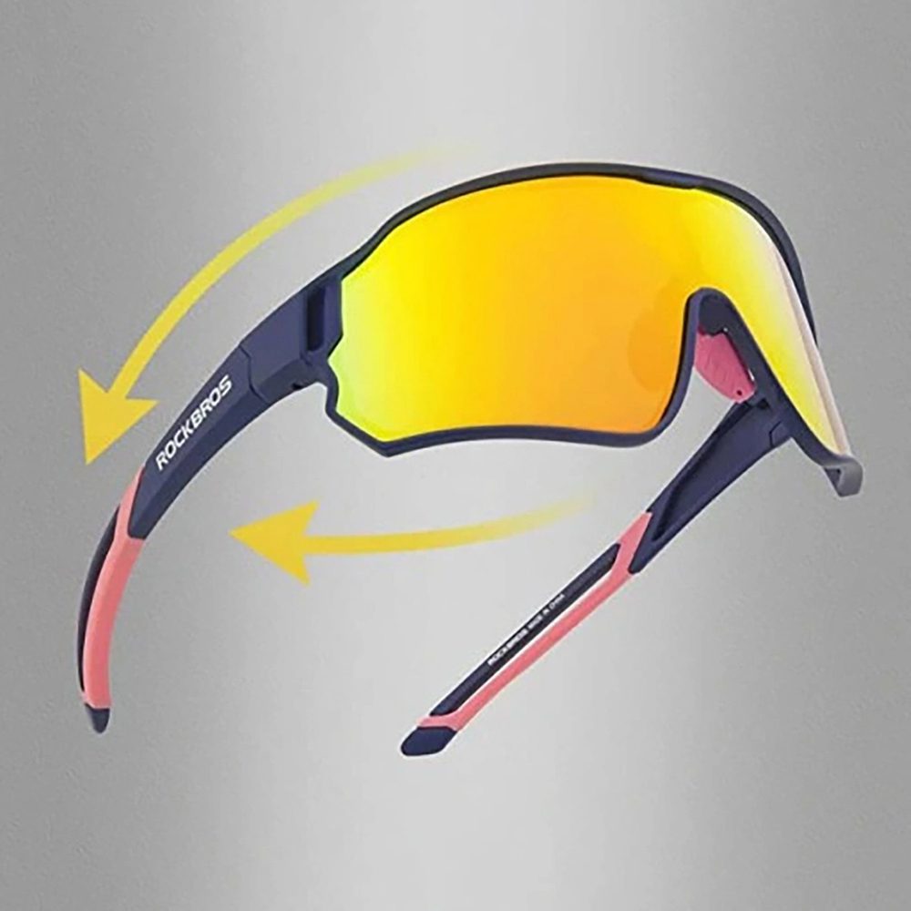 204325_6 Rockbros 10134PL Polarized Cycling Glasses - Blue and Pinkeng