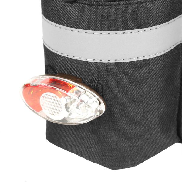 204327_5 WYA26Y0S Thermal Bike Pannier Bag with Shoulder Strap - Blackeng