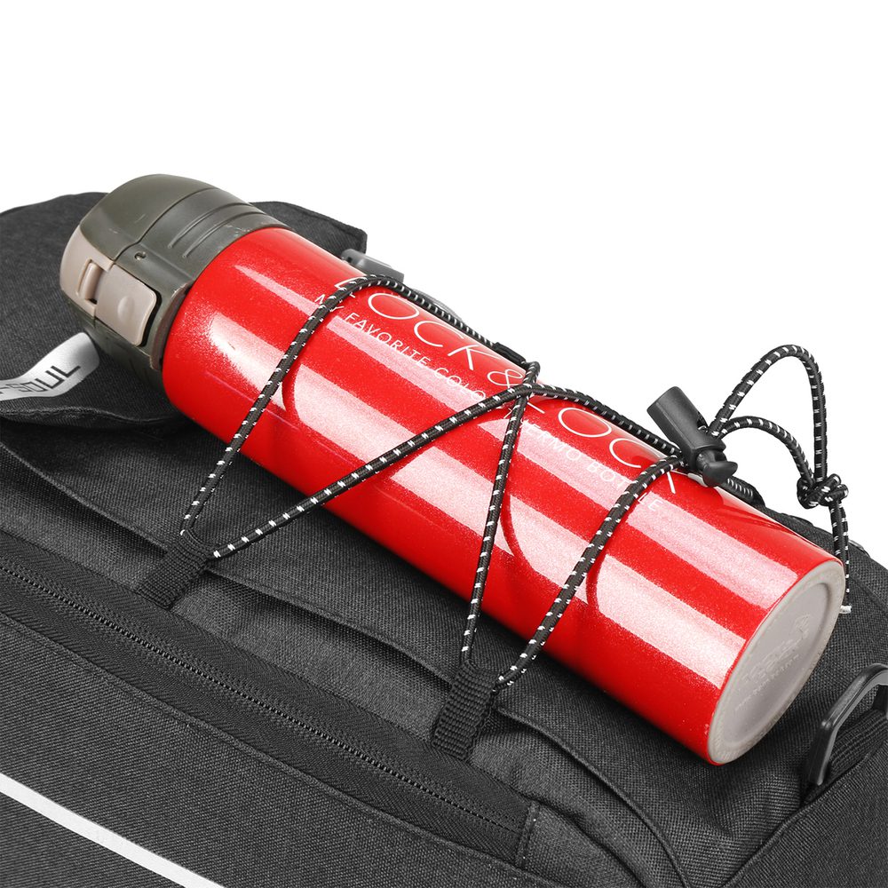 204327_9 WYA26Y0S Thermal Bike Pannier Bag with Shoulder Strap - Blackeng