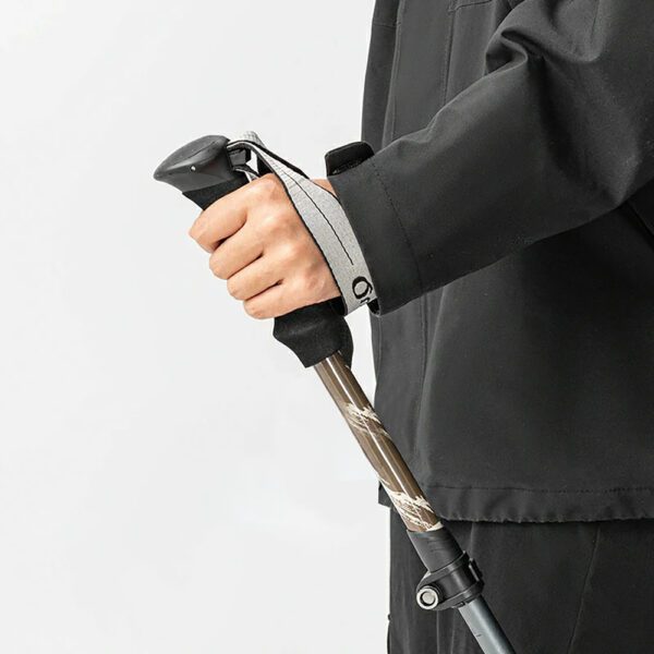 204329_5 Qunature Nordic Walking Trekking Pole Aluminum 110 - 130 cm 1 pc. - Browneng