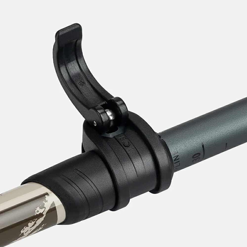 204329_6 Qunature Nordic Walking Trekking Pole Aluminum 110 - 130 cm 1 pc. - Browneng