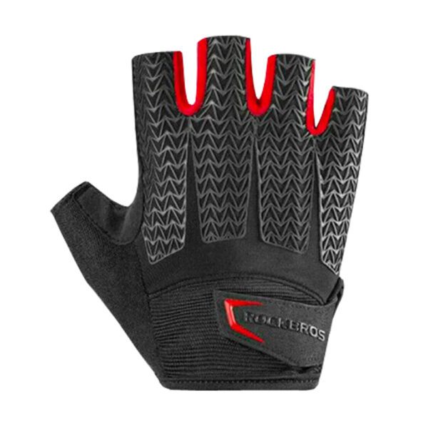 204331_1 Rockbros S169BR XXL cycling gloves with gel inserts - black and redeng
